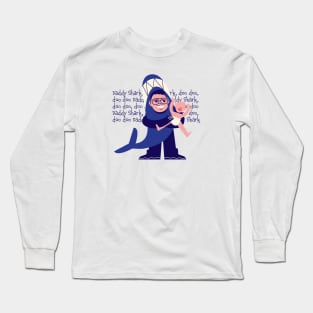 Daddy shark Long Sleeve T-Shirt